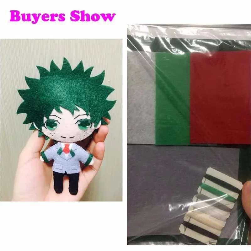 Handmade Cute Japan Anime Shouboutai Plush Stuffed Keychain Doll DIY Material Tools Shinra Kusakabe Toy Bag Hanging Gift