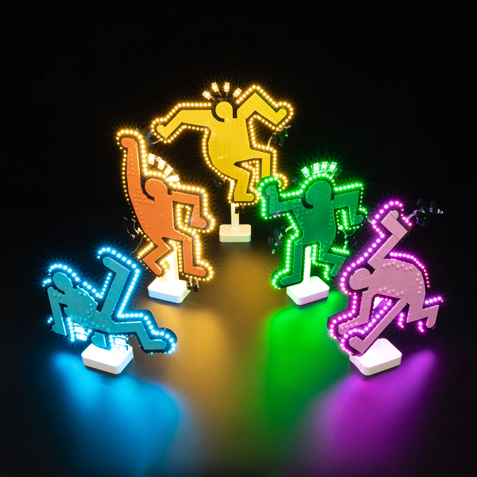 LED Light Kit For Keith Dancing Figures 31216 Model DIY Toys Set Not Included Building Blocks