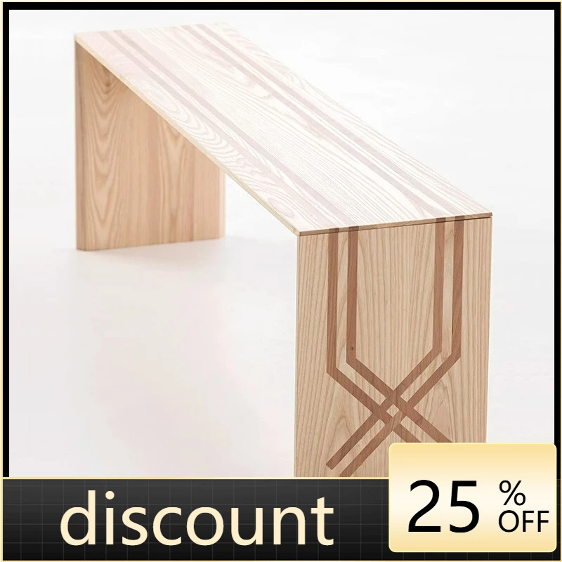 LTT solid wood bench household small apartment porch shoe changing stool simple modern noodle stool