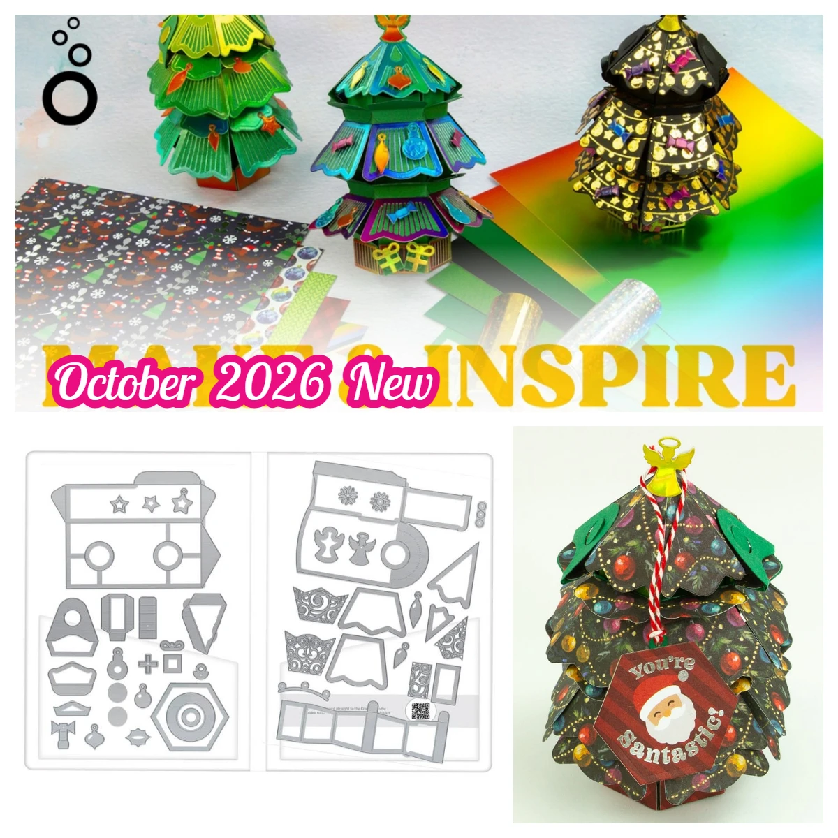 Tonic Luxurious Locomotive - Showcase Die Sugar Skull /Glorious Grandfather Clock Gift Box for Card Scrapbook October 2026 New view 2