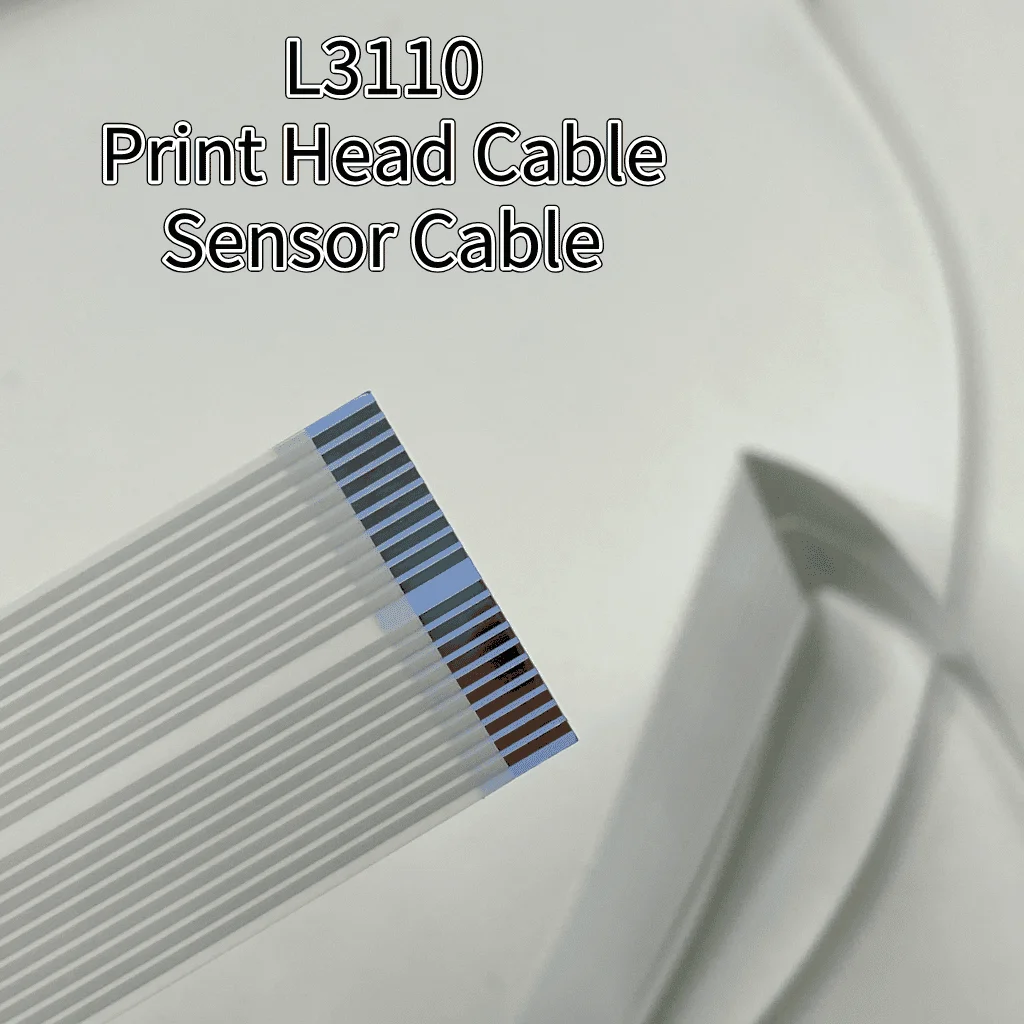 2 Sets Printhead Print Head Sensor Cable for Epson L1110 L3100 L3110 L3250 L3150 L3156 L3160 L3210 L3256 L3258 L5190 Printer - Image 3