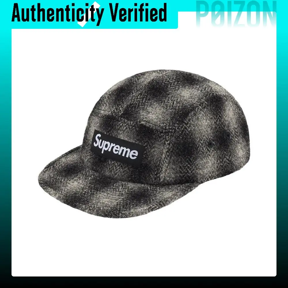 Supreme Wool Baseball Caps Unisex Gray/Pink SUP-FW25-1088