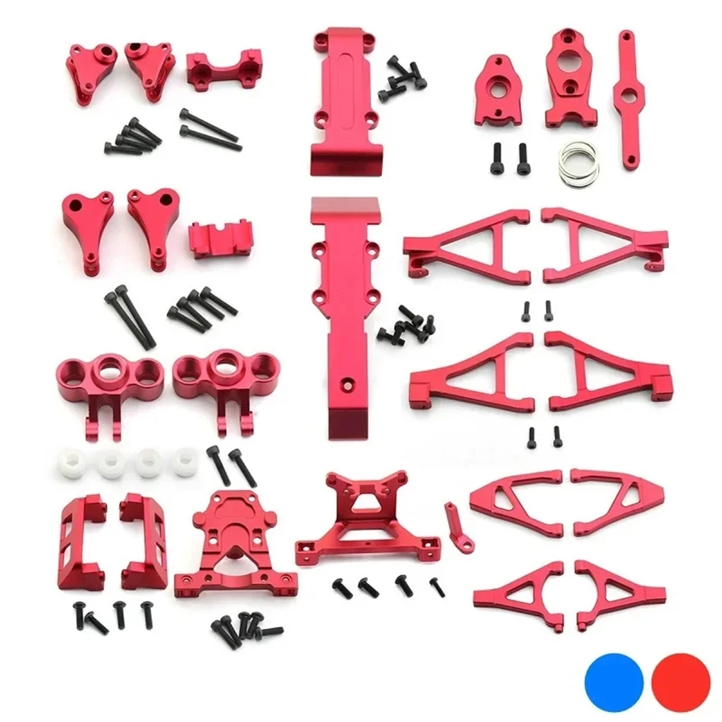 Aluminum Alloy 1/10 Upgrade Metal Parts Kit Hardened Metal Rc Upgrade Metal Parts Kit For E-REVO MONSTER Slash