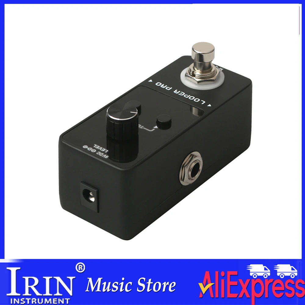 M-VAVE Looper Pro Guitar Effect Pedal 9 Loops 40 Minutes Recording Time Loop Station Unlimited Overdub Ideal for Electric Guitar