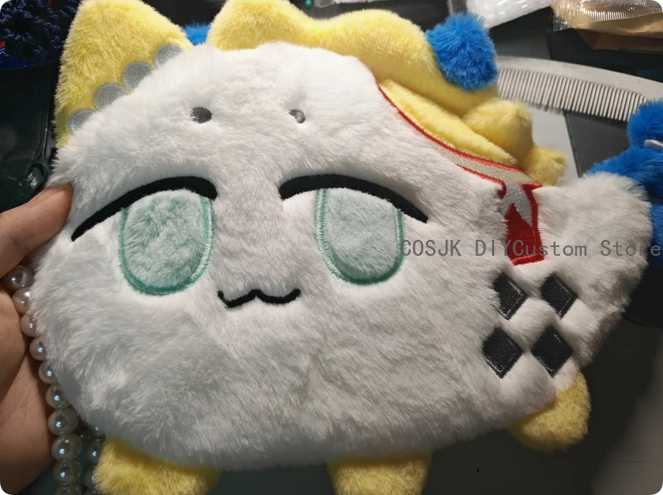 

Game Arknights Shu Wang Cute Anime Cartoon Plush Itabag Crossbody Bag Cosplay Kawaii Coin Purse Messenger Bag Shoulder Bag Gift