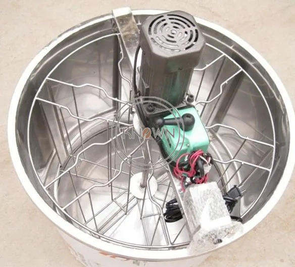 Extracteur de miel électrique en acier inoxydable, 6 cadres, équation de machine, différentes options de cadre, utilisé
