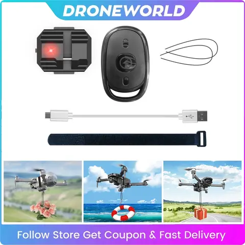 Universal Airdrop System For DJI Mini 5 4 3 Pro/Mavic 3/Mini 2/AIR 3S/2S/Mavic 2/SJRC F11S/Fimi X8 SE Drone Gift Thrower