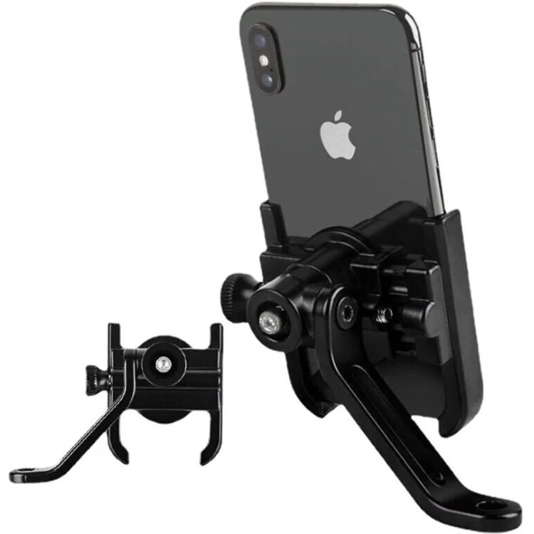 Aluminum Alloy Motorcycle Bike Phone Holder GPS Bracket Stands Rear View Mirror Mount Clip Handlebar Mount For Xiaomi iPhone New