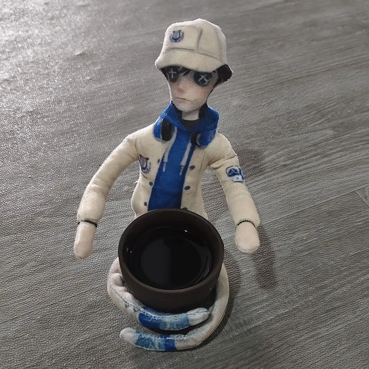 Muñeco de peluche suave mercenario: Identity V Joseph & Ripper - Figura de acción de esqueleto de alambre poseable, accesorio de cosplay