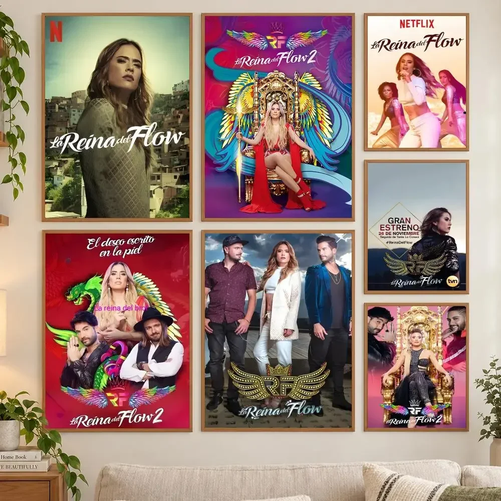 The Queen of Flow TV Poster HD art sticky wall waterproof home living room bedroom bar aesthetic decoration
