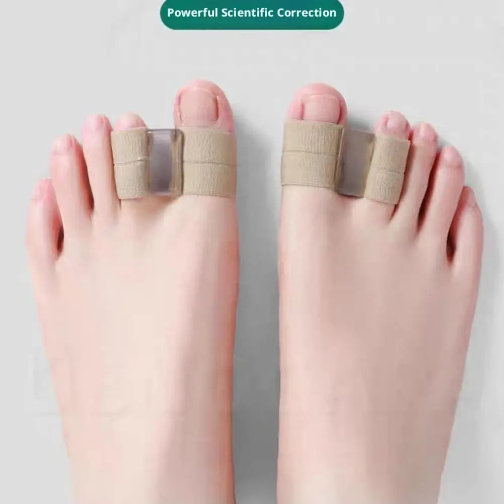 Unisex Foot Care Tools Middle-aged Elderly Toe Overlap Corrector Outward-turning Comfortable Toe Divider Valgus Thumb Corrector