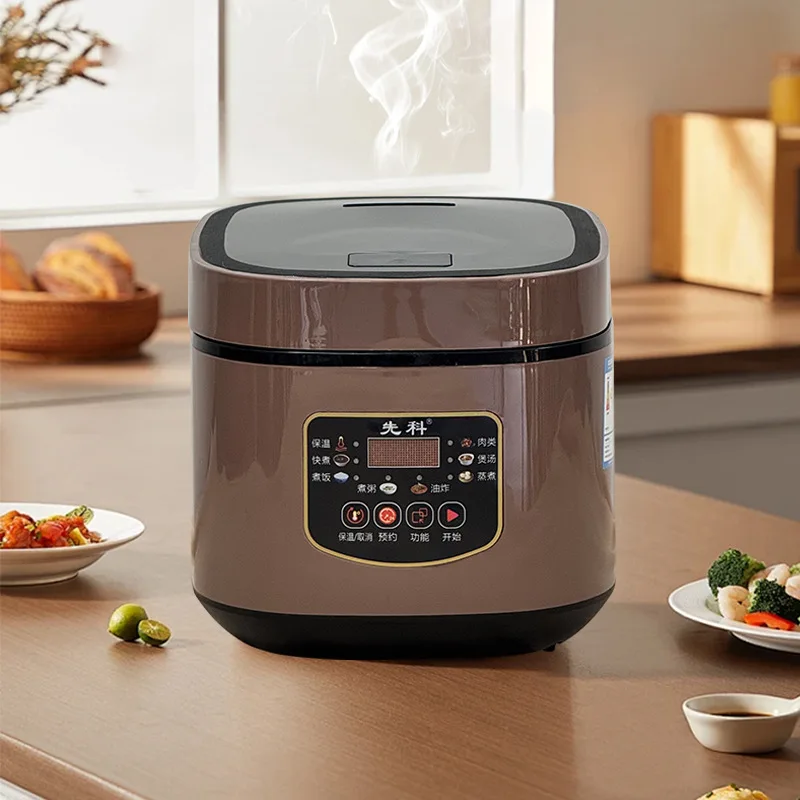 지능형 가정용 전기밥솥 5L 대용량 프리셋 타이머 다기능 가열 기능 완벽한 가정용 선물