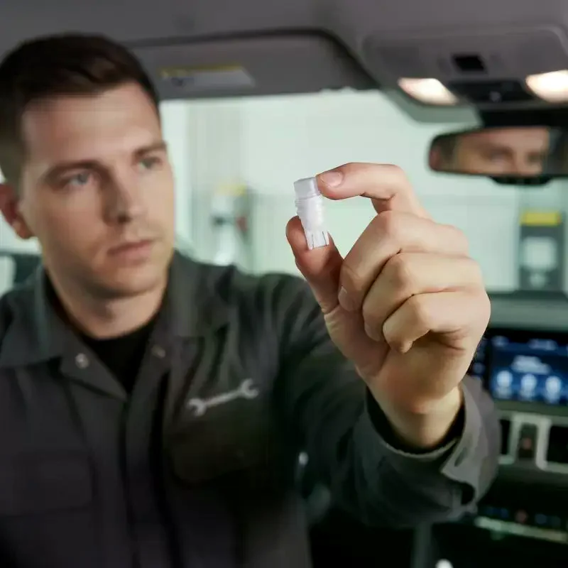 T10 194 168 LED Car Lights Set 10pcs Bright Lamp Bulbs for Vehicle Fog and Tail Lights Upgrades