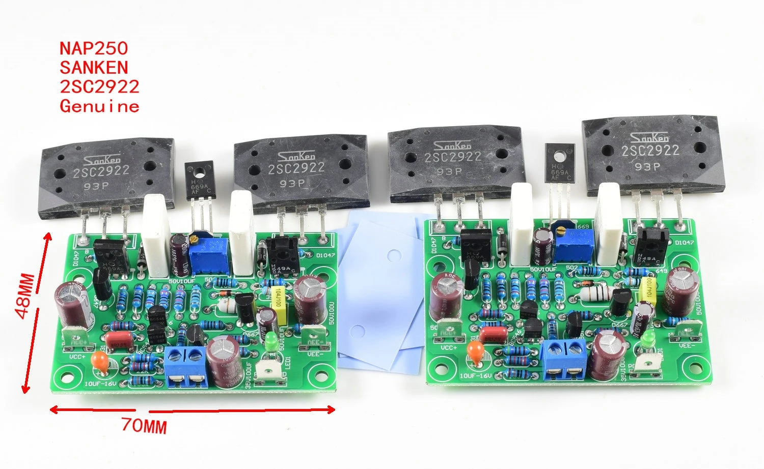 2 قطعة لتقوم بها بنفسك NAIM NAP250 MOD VER4 السلطة مكبر للصوت مجلس الصوت HIFI مكبر للصوت 2SC5200 ستيريو الصوت مكبر للصوت 80 واط