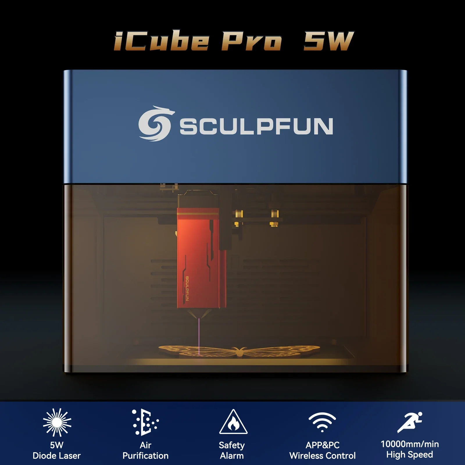 For Sculpfun iCube Pro 5W