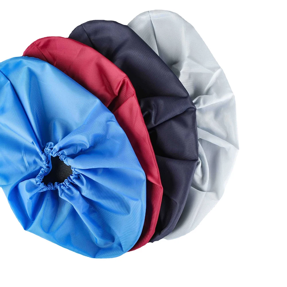 1 Pair Shoes Cover Reusable Washed Elastic Shoe Cover Indoor Antiskid Overshoes Student EVA Solid Color Dust Proof Feet Cover