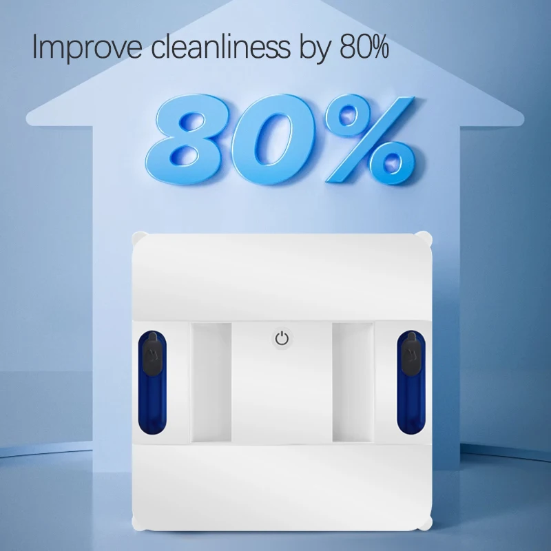 Автоматический режим Squirt Water Интеллектуальные умные квадратные роботы для мытья окон