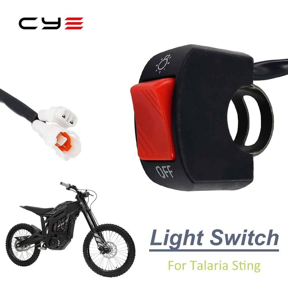 Motorcycle Handlebar Switch Headlight Starter Light Start & Stop On-Off Button Switch For Talaria Sting MX L1E Dirt Bike