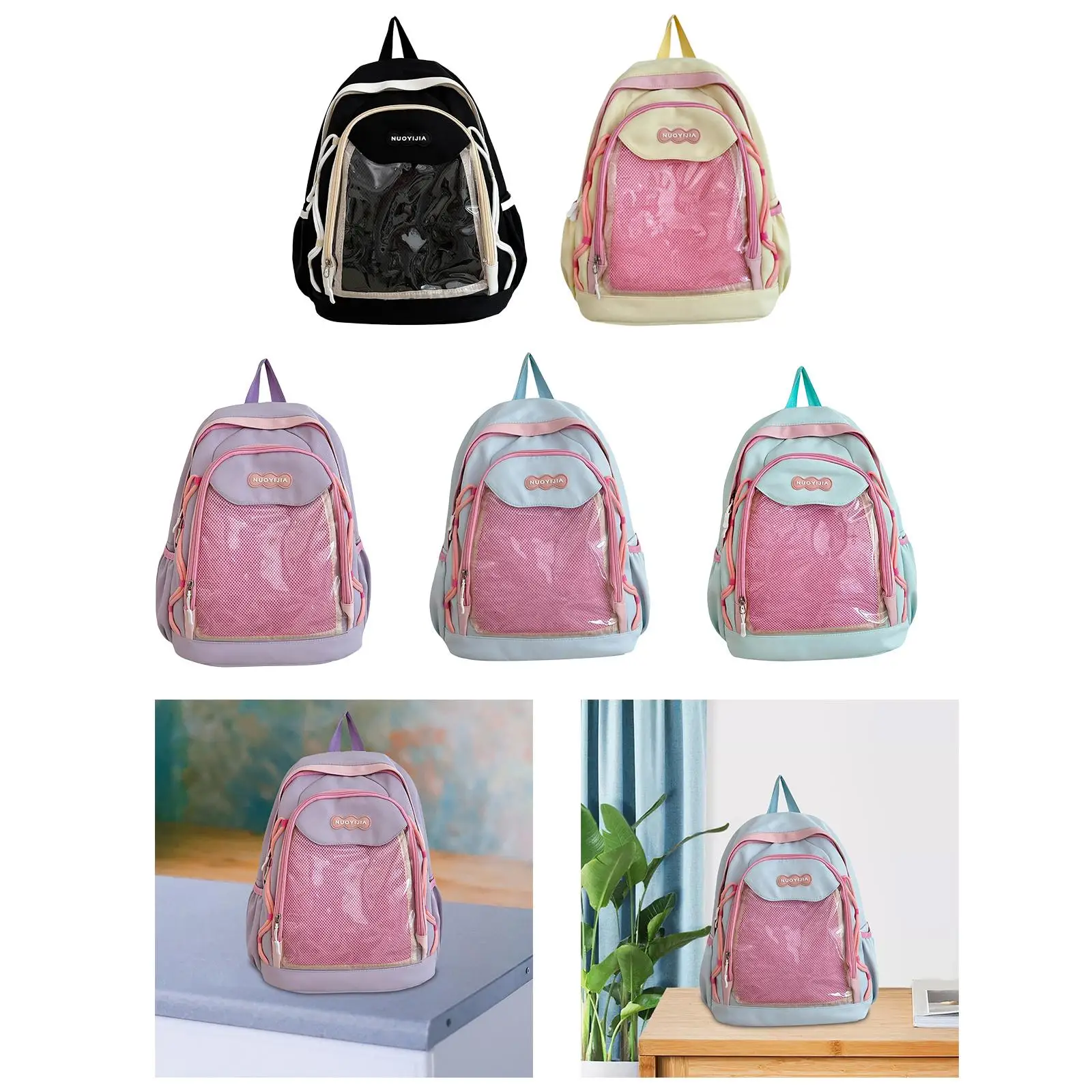 

Fashion Backpack Large Capacity Trendy Cute Knapsack for School Shopping Trips