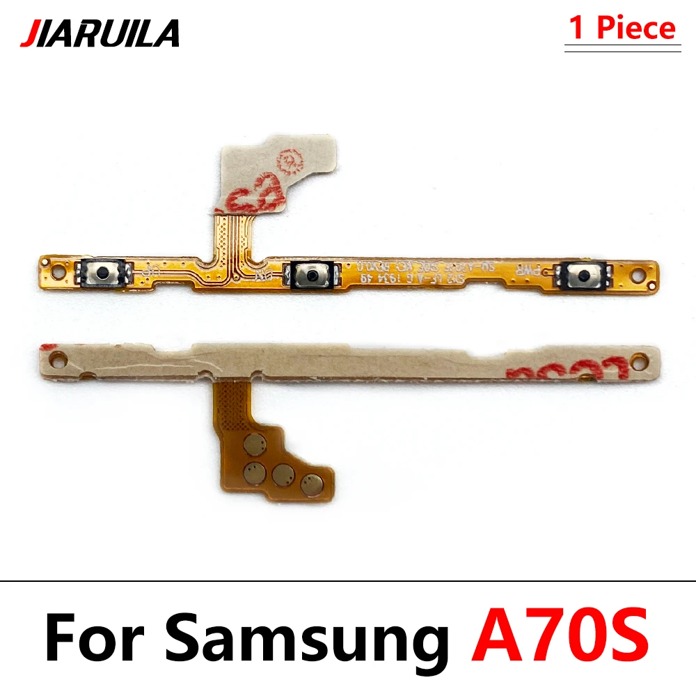 50Pcs， Power Switch On/Off Button Volume control Key Button Flex Cable For Samsung A10S A20S A02S A10 A21S A30S A50S A70S