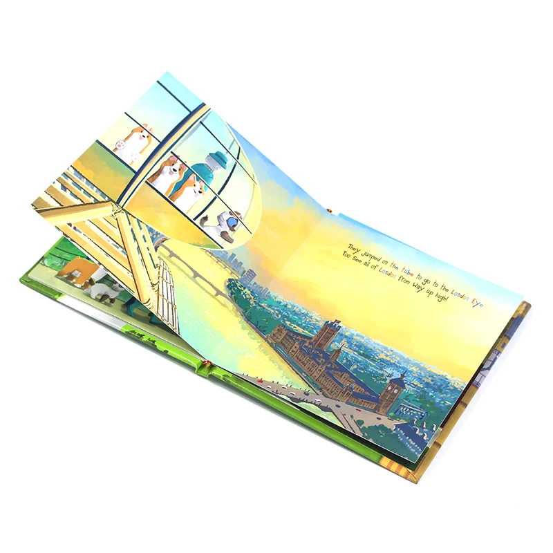Print On Demand Hardcover Children Book High Quality Board Book Small MOQ Customized Printing Factory Price