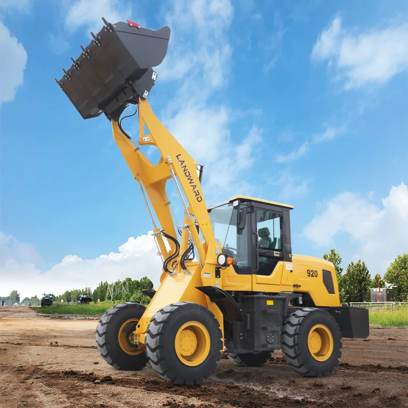 ที่กําหนดเองยุโรปการเกษตร Mini Loader มัลติฟังก์ชั่นไฮดรอลิก Telescopic Wheel Loader EPA 1 ตัน Mini Skid Steer Loader