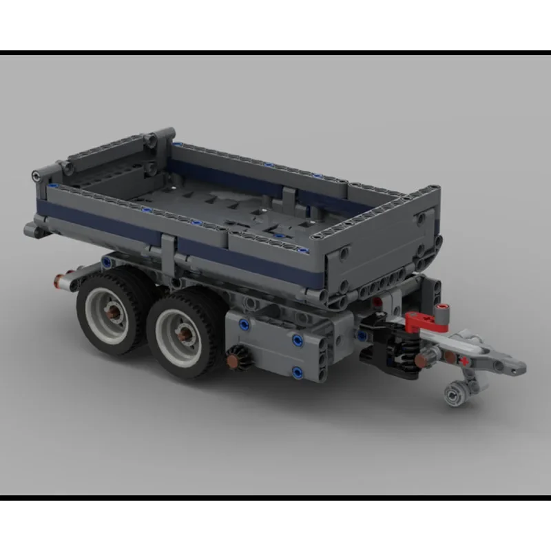 

MOC-210511Новый прицеп-самосвал (для 42203) Модель строительных блоков 249 деталейMOC Креативные строительные блоки для мальчиков и детей на день рождения, игрушка в подарок