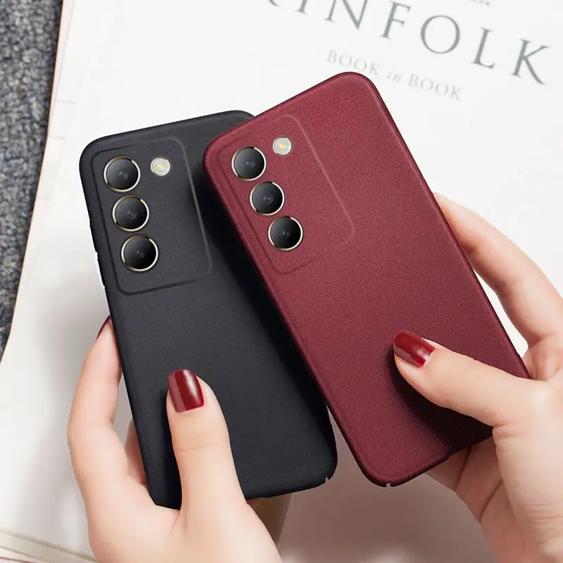Skinlee For VIVO V30 Lite Case Matte Silicone Bumper Shockproof Soft Cover For VIVO V30 5G V30 Pro V40 SE 80W 5G Back Shell