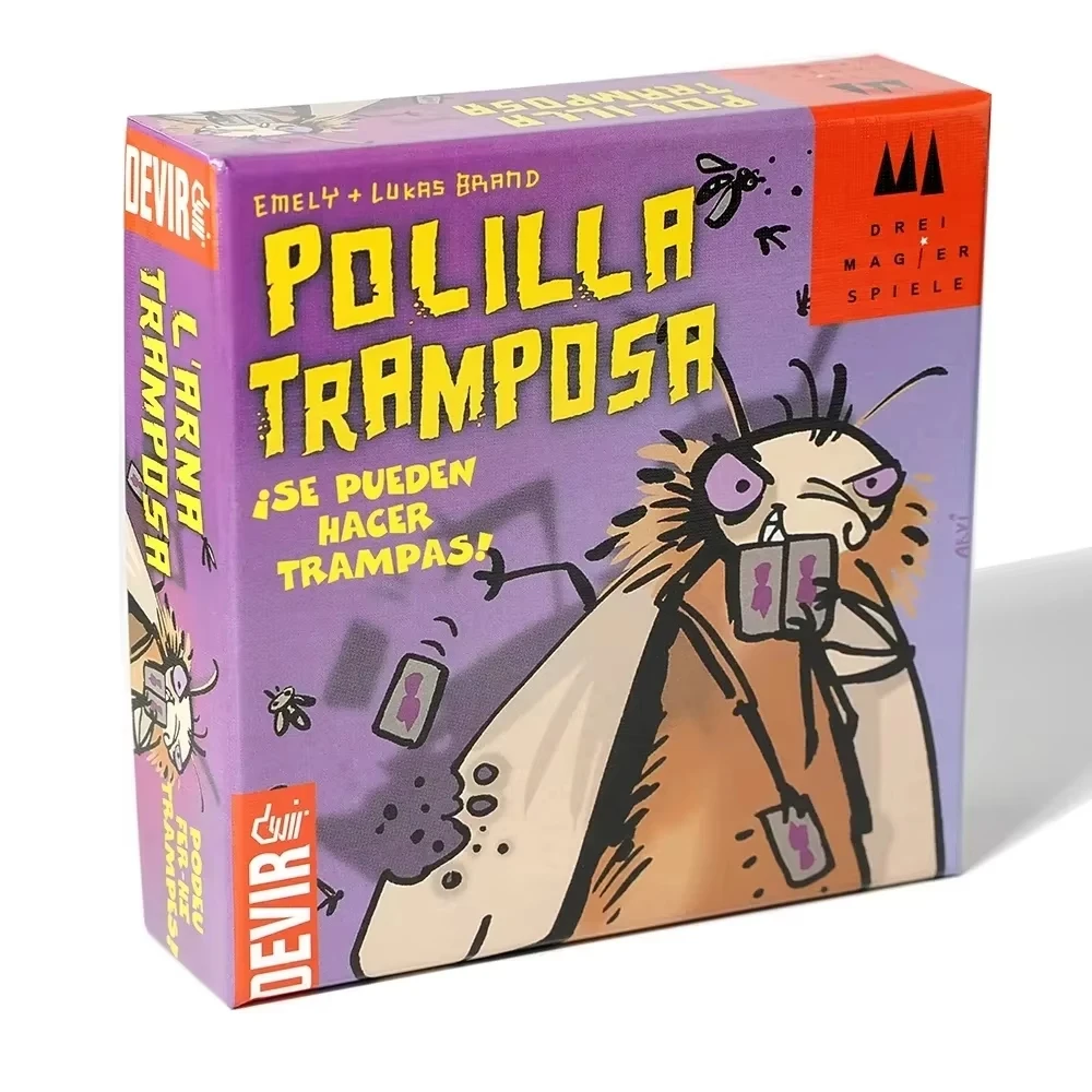 

2024 Новая игра для вечеринок Mogel Motte Polilla Tramposa Карточная игра Devir-игра moth cheate/Royal Xiaoqiang Cheating Moth