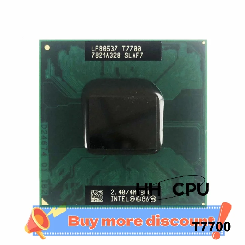 Laptop CPU T7700 SLAF7 2.4/4M/800 Official version scrattered piece