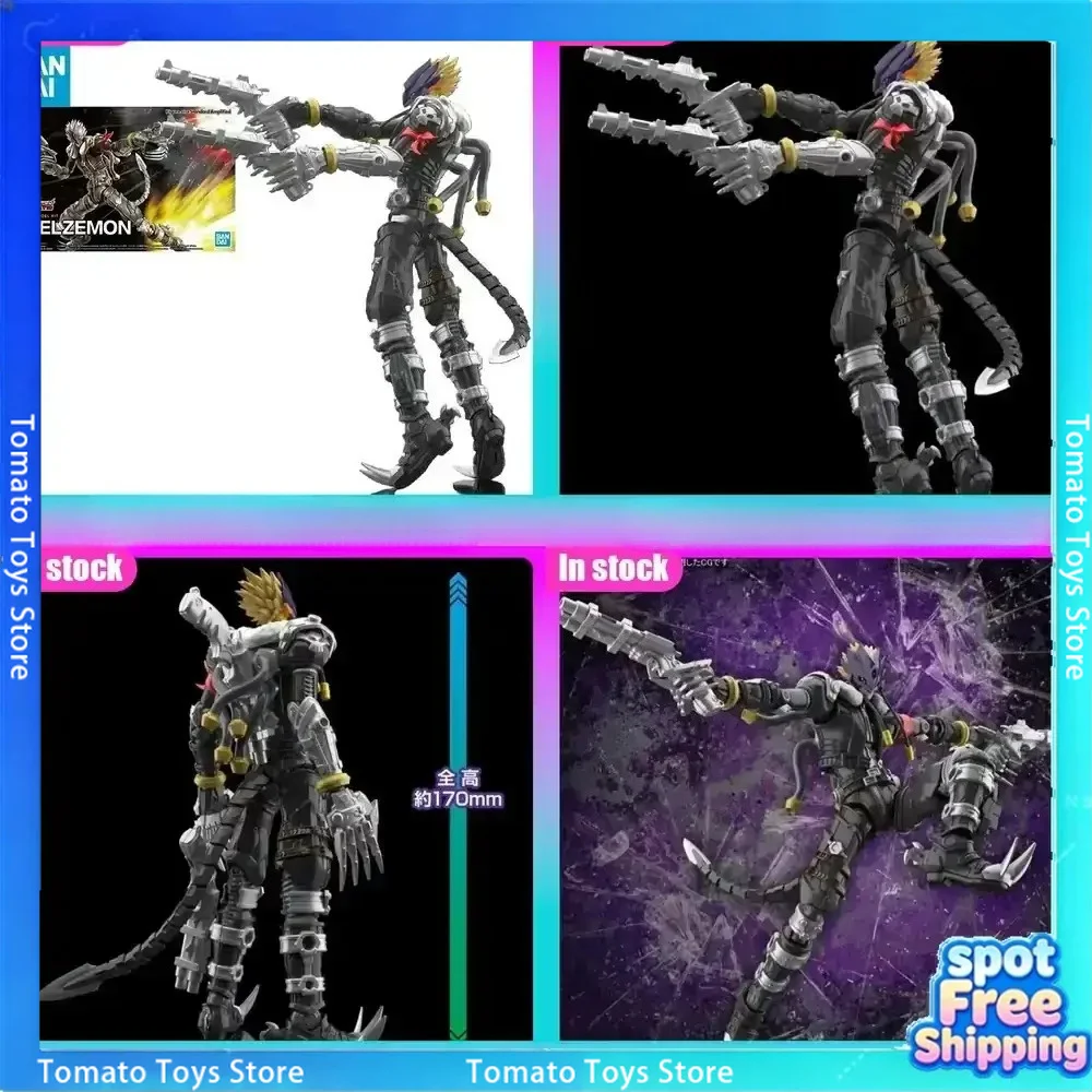 Bandai Digimon Beelzebumon Figure Rise FRS Anime Action Figure Assembly Model Toy Collectible for Fans Official Licensed
