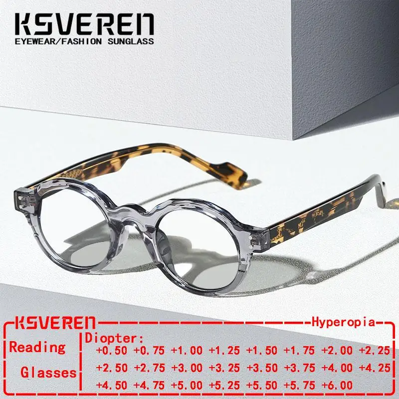 

New Design Fashion Anti Blue Light Reading Glasses Men Women Round Hyperopia Prescription Presbyopic Eyewear Optical Eyeglasses