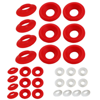 25Pcs Silicone Rubber Gaskets Washers Backs For Grolsch EZ Cap Swing Top Bottle Cap Home Brew Beer Bottle Seal Bar Accesories