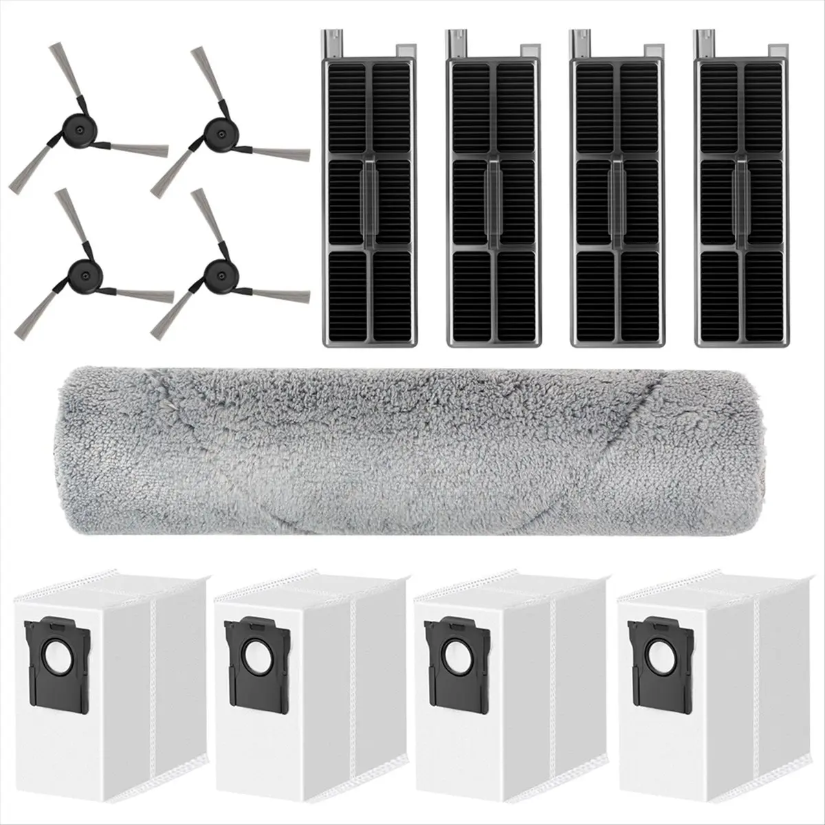 

Комплекты запасных частей для робота-пылесоса Z50 Ultra/Z5/Z5 Pro Ultra, накладка для роликовой швабры, боковая щетка, фильтр, мешок для пыли [BWASCLIM]