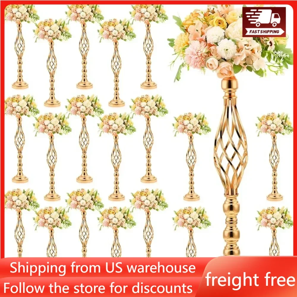 

Wedding Accessories 20 Pcs Metal Flower Arrangement Stand Wedding Flower Centerpieces Stand Elegant Metal Flower Vase Weddings