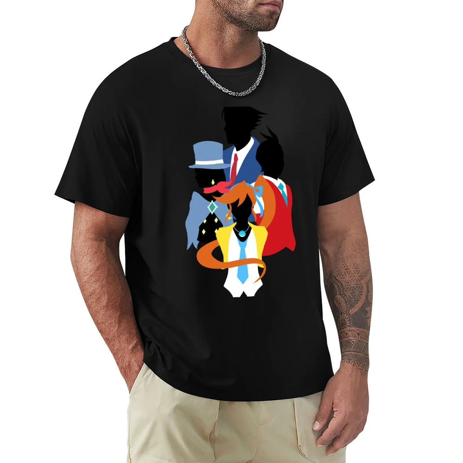 Wright Anything Agency (Without Writing) T-Shirt Sports Casual Short Sleeve Cotton Tee