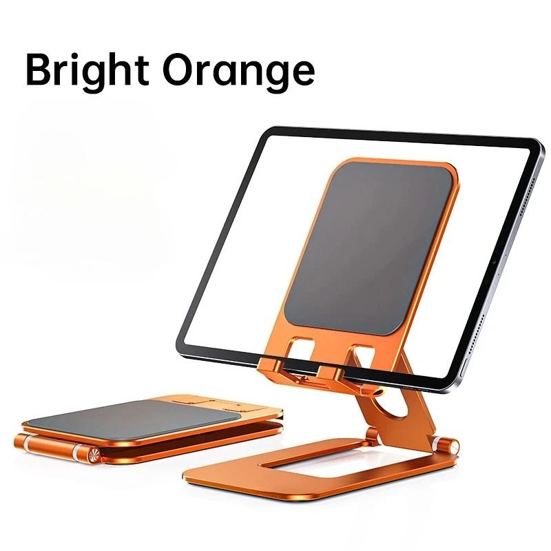 Foldable Metal Phone Tablet Stand Adjustable Desktop Holder Compatible WithFOR ipad Cell Phone Tablet Practical Kickstand