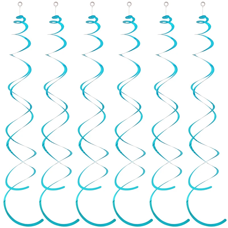 6 teile/satz Hängende Swirl Dekorationen Bunte Haushalt DIY Party Liefert Perfekt für Geburtstage Hochzeiten Feiern TMZ – Detail 11