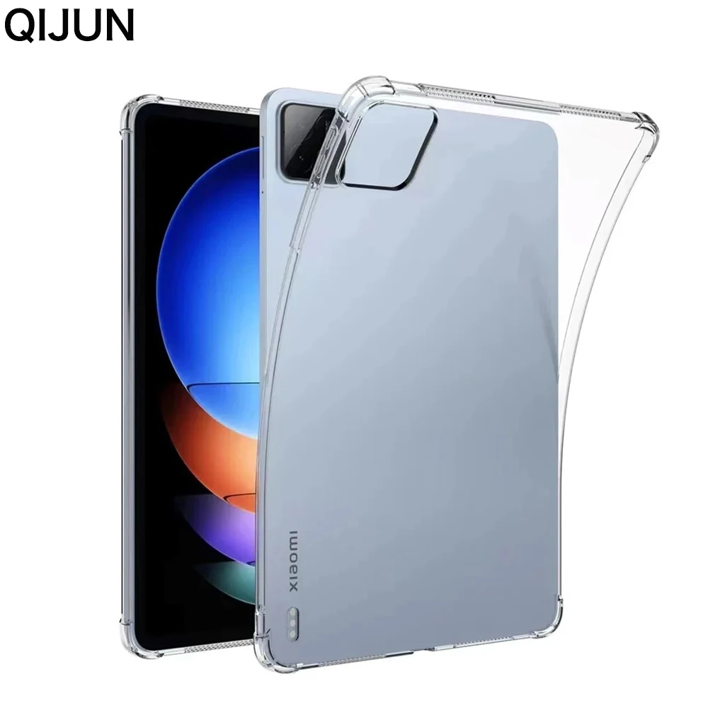 For Funda Xiaomi Pad 5 6 Pro Case Silicone soft shell TPU Airbag cover protective capa For mi pad 6s Pro Redmi Pad 10.6 SE Case