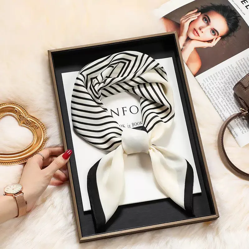 ele-nordic-stripe-silk-scarf-00-silk-women's-square-awl-oulder-cover-decorative-print-spring-autumn-winter