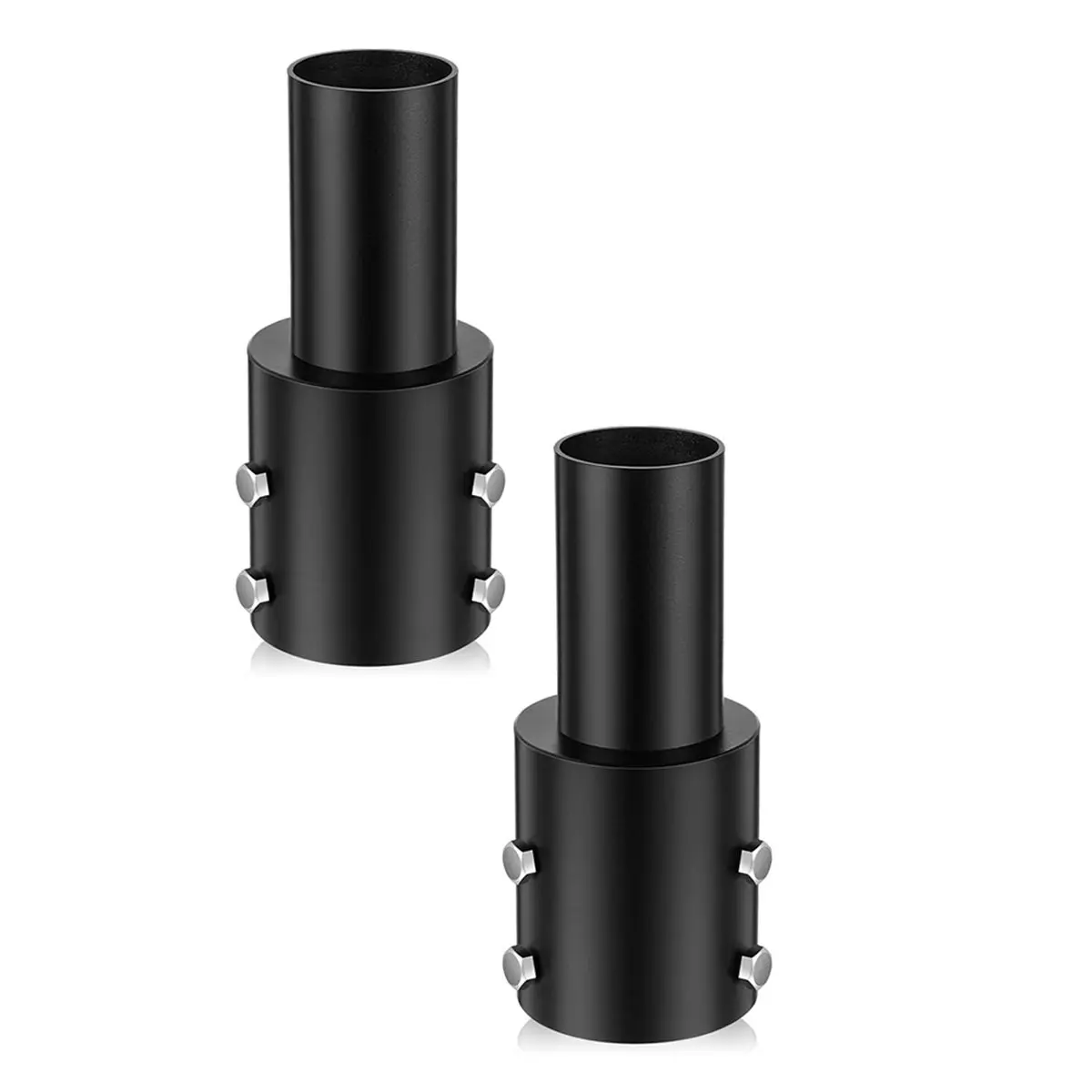 AB09 2Pcs Slip Fitter Light Pole Tenon Adapter for 3 Inch Round Pole Tenon Adaptor Outdoor 2 3/8 Inch Outdoor