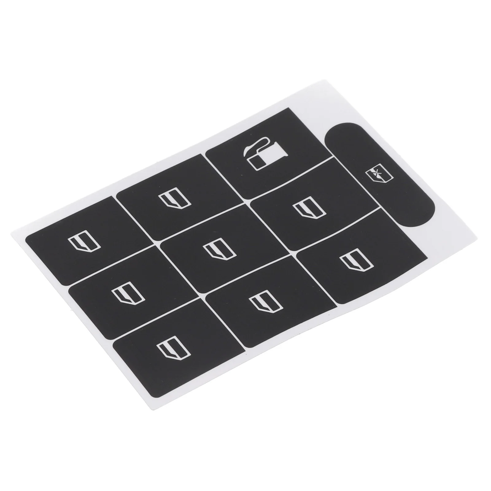 6 6 6 6 6 6 6 6 6 1 Set Of Stickers To Repair The Buttons For Window Buttons For Golf V For Passat Button Repair Decal Sticker
