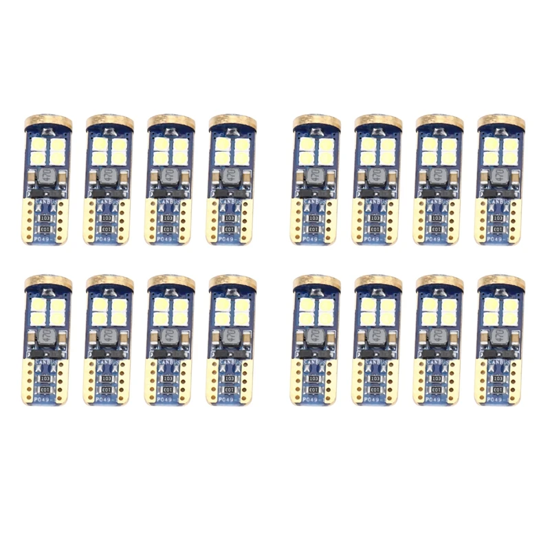 

T10 168 LED Car Bulb 16Pcs 194 W5W 12-Smd 3030 Chipset LED Bulbs Canbus