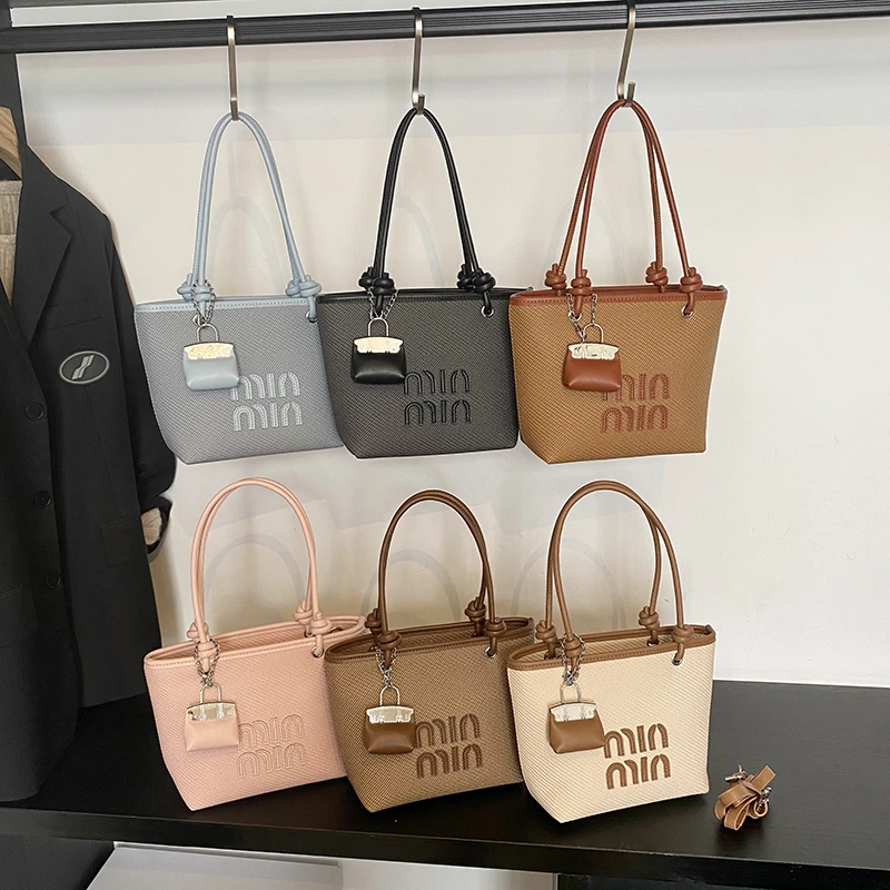 

High-Quality Ladies Leather Handbag Luxury Brand Famous Designer Popular Classic Elegant Tote Messenger Bag