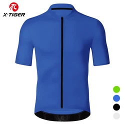 X-TIGER Summer Men Short sleeve Cycling Jersey Mountain Bike Clothing   Ropa Ciclismo Bicycle Clothes Breathale MTB Sportswear