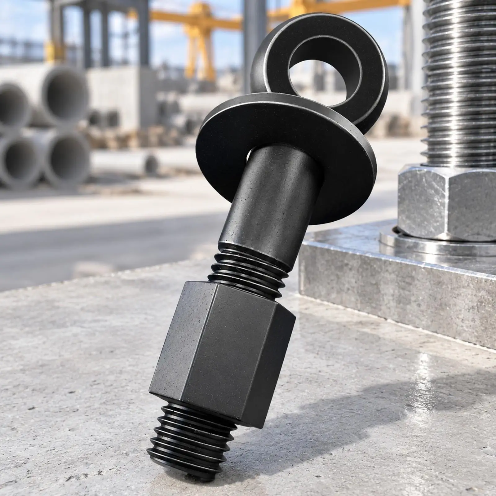 Formwork Bolt Pin Shaft Set 44x21x8mm Flat Washer Steel Mold Screw for Concrete Formwork Maintenance Job Site Tasks