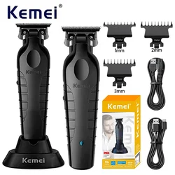 Kemei Km-2299 USB Fast Charging Barber Machine Blades Hair Cutter Rechargeable Cordless Hair Trimmer Hair Clippers Men Trimmer