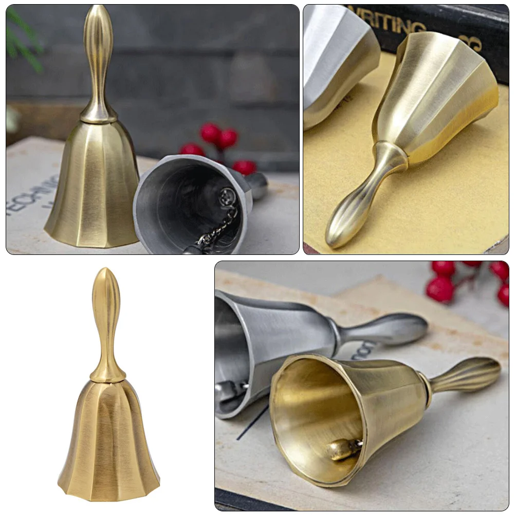 Restaurant Bell Service Hotel Manual Call Metal Table Zinc Alloy Artistic Ornament Clear Sound