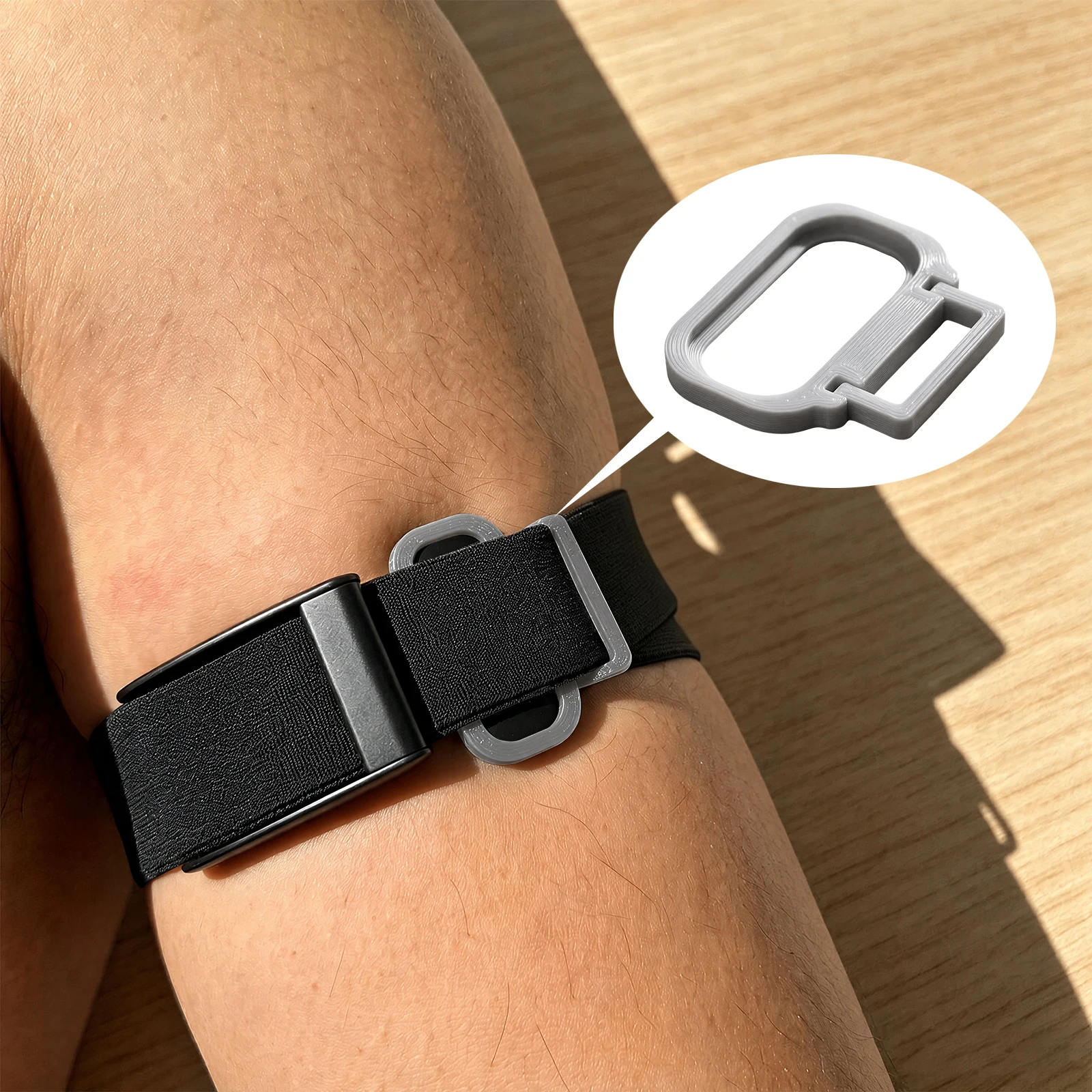 18mm Strap Adapter Mount for Fitbit Air Fitness Band PLA Universal Watch Band Connector Bracket Holder