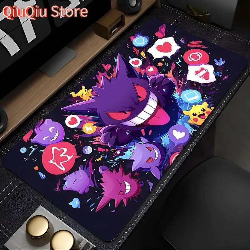 

Mouse Pad Non-Slip Large Gaming Rubber Mouse Computer Keyboard Mats Game accessories Kawaii PC carpet G-Gengar Mousepad XL XXXL-